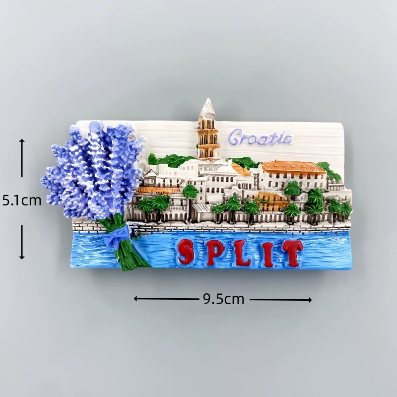Croatia 3D Resin Fridge Magnet - Home Decor Zagreb ulasan dan harga
