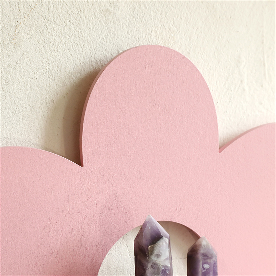 Flower Crystal Shelf Display B - Floating Shelves ulasan dan harga