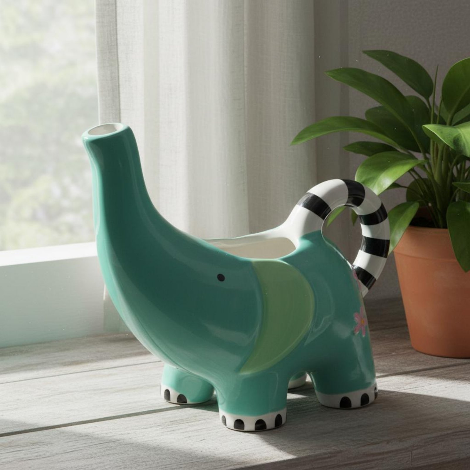 Elephant Watering Can Gift Ide - Home Decor Garden Ideas ulasan dan harga