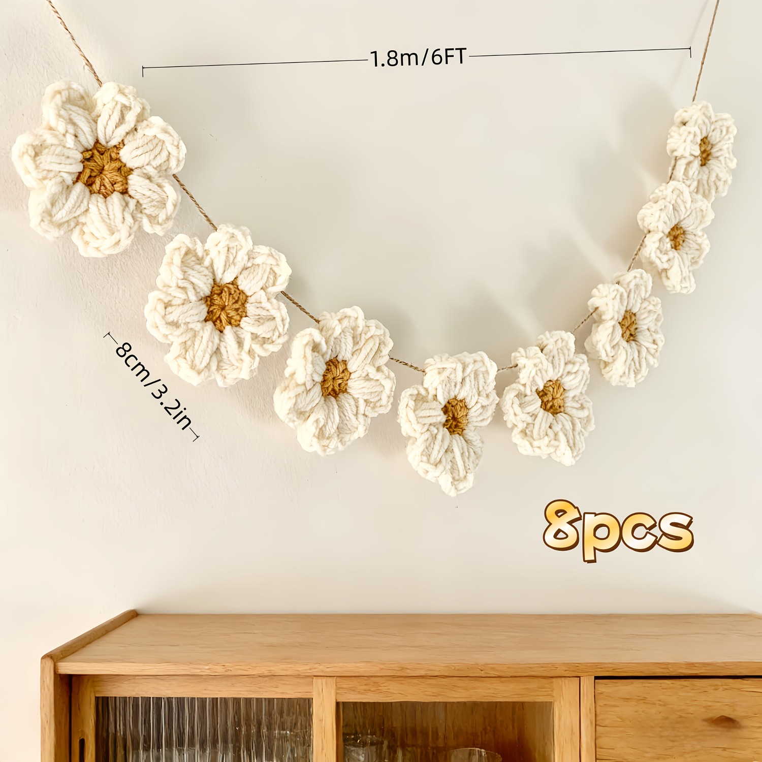 8 Pieces of 1.8-Meter-Long Cro - Home Decor Daisy ulasan dan harga