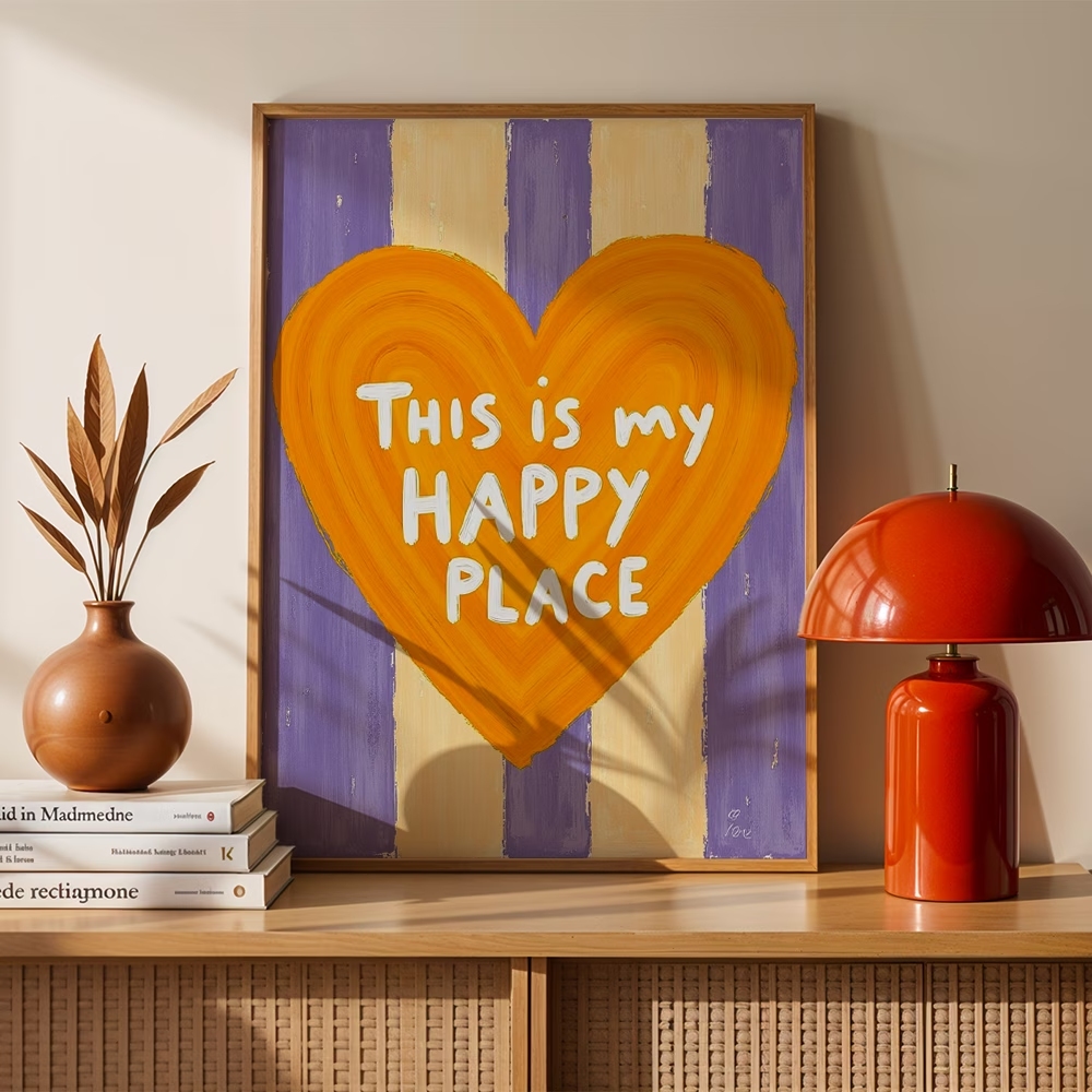 Modern,Retro This Is My Happy  - Home Decor Nepal ulasan dan harga