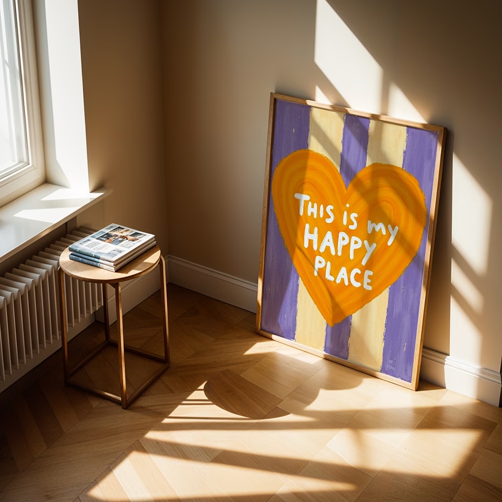 Modern,Retro This Is My Happy  - Home Decor Nepal ulasan dan harga
