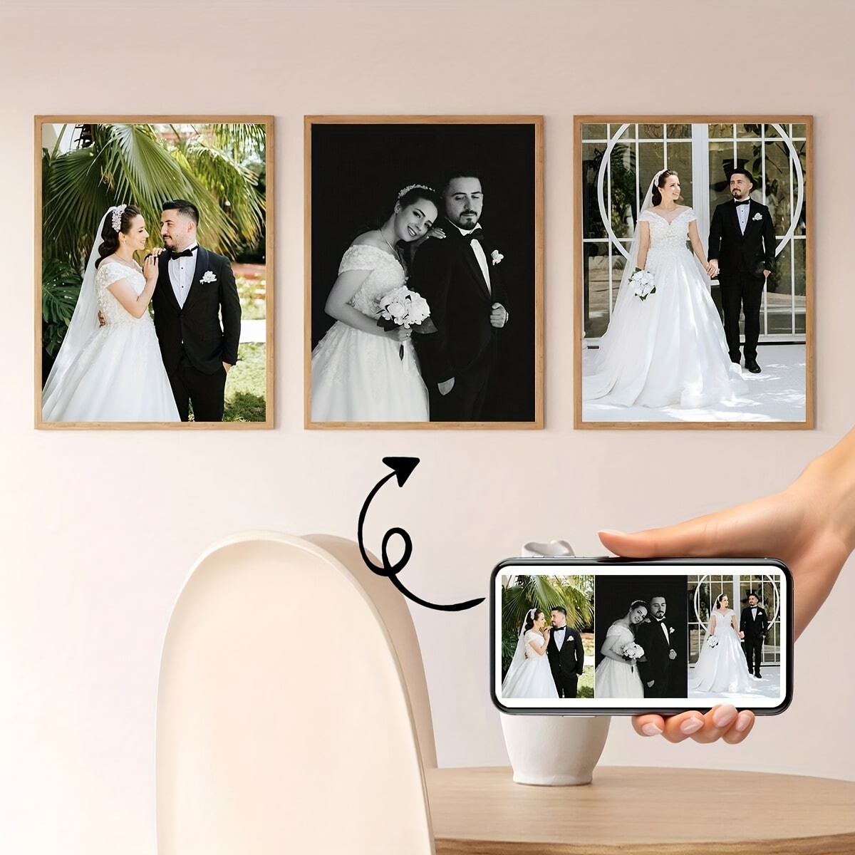 3pcs/set Custom Square Canvas  - Home Decor Kit ulasan dan harga