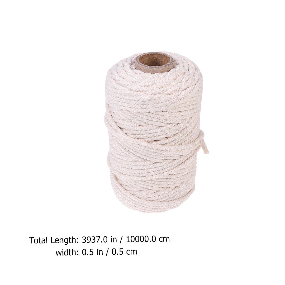100M Natural Cotton Rope 5Mm U - Macrame Wall Hanging ulasan dan harga
