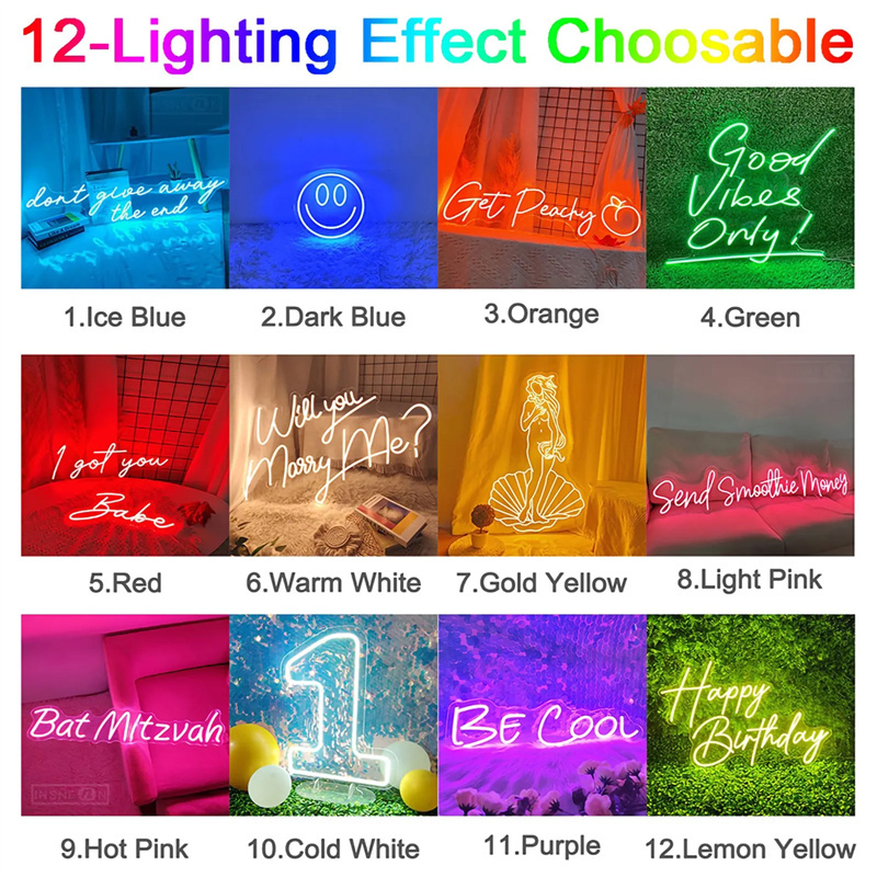 Custom Led Neon Signs LED Ligh - Home Decor Nepal ulasan dan harga