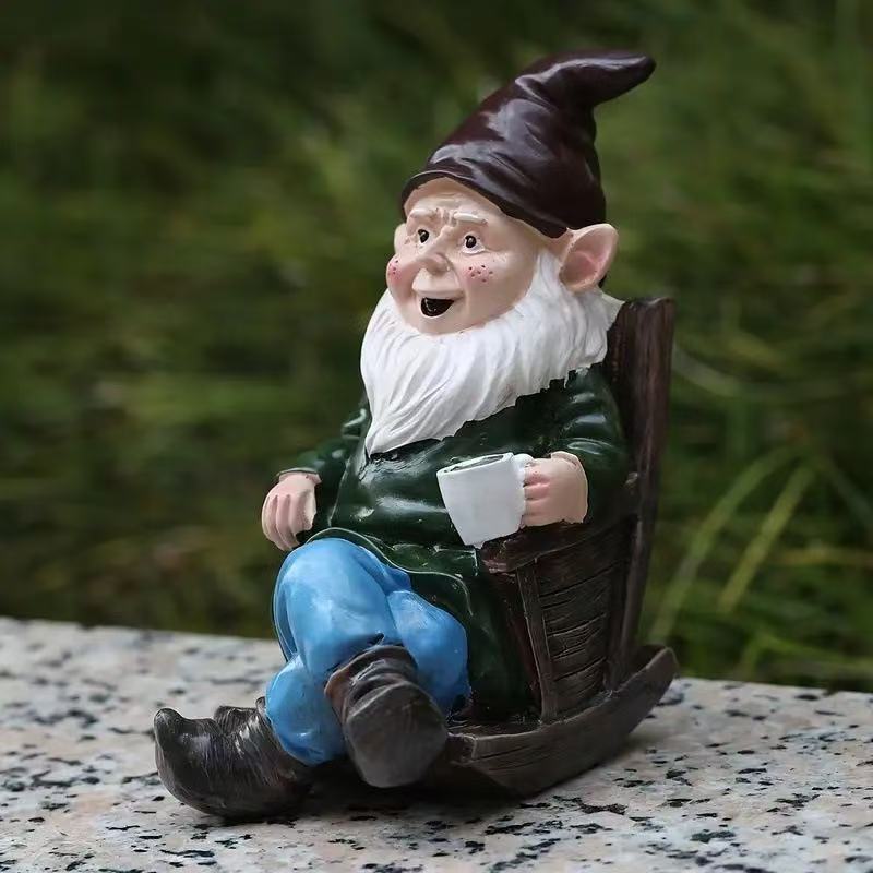 Creative Resin Dwarf Ornament  - Home Decor Garden Ideas ulasan dan harga