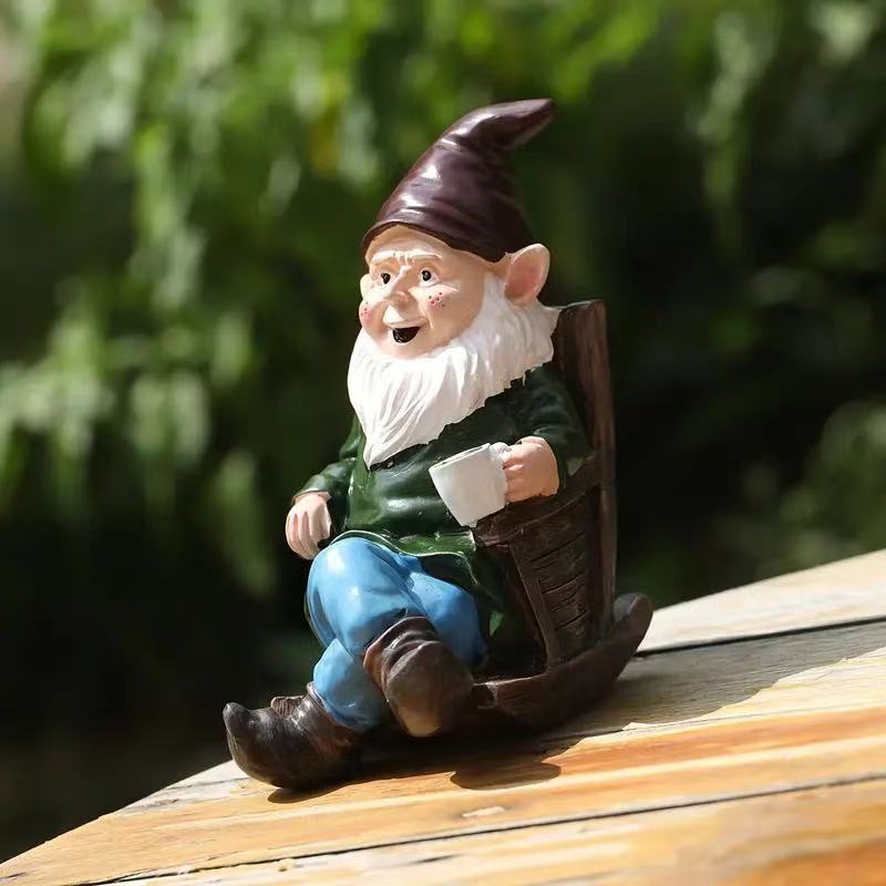 Creative Resin Dwarf Ornament  - Home Decor Garden Ideas ulasan dan harga