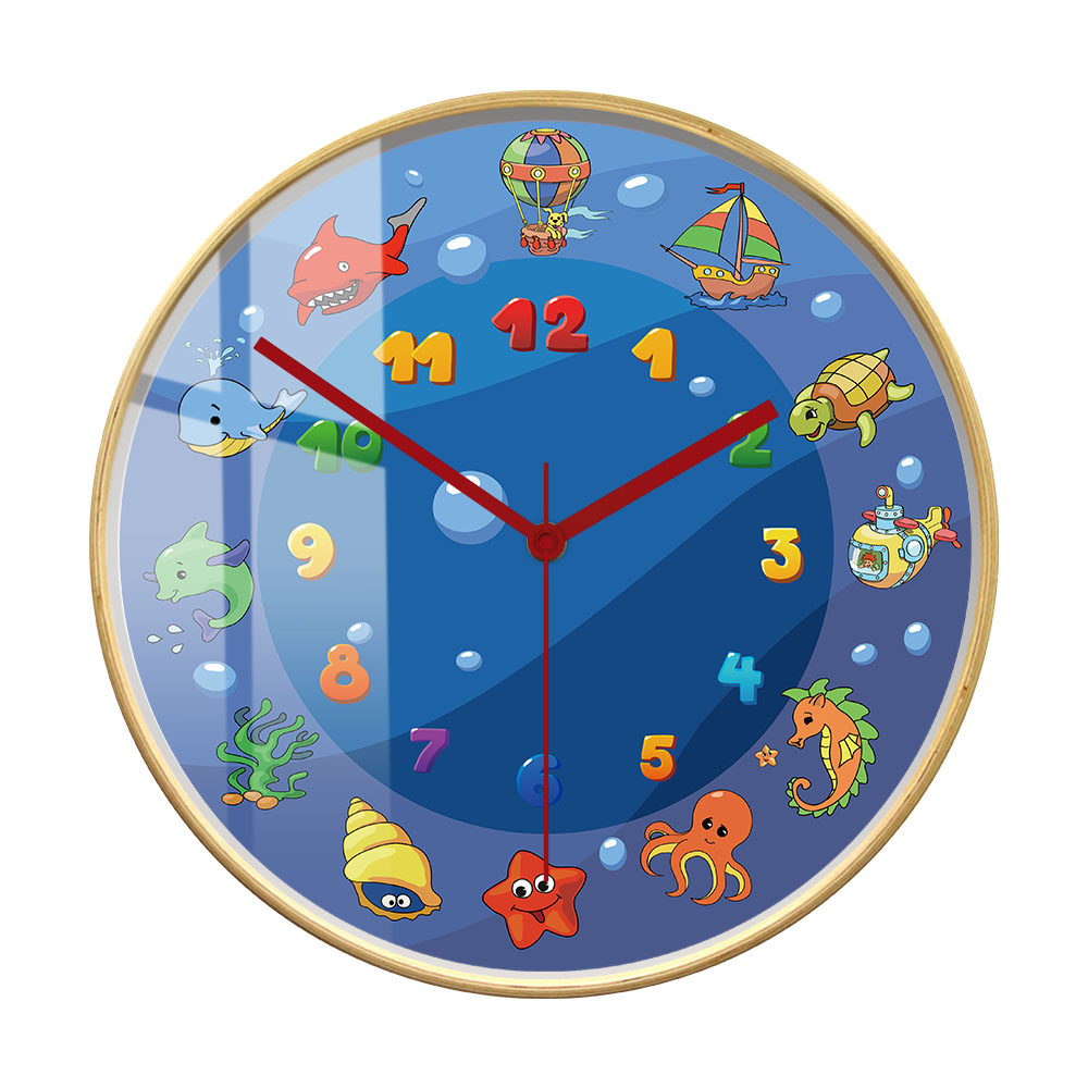 Cartoon Sea Animals Blue Wall  - Home Decor Under 300 ulasan dan harga