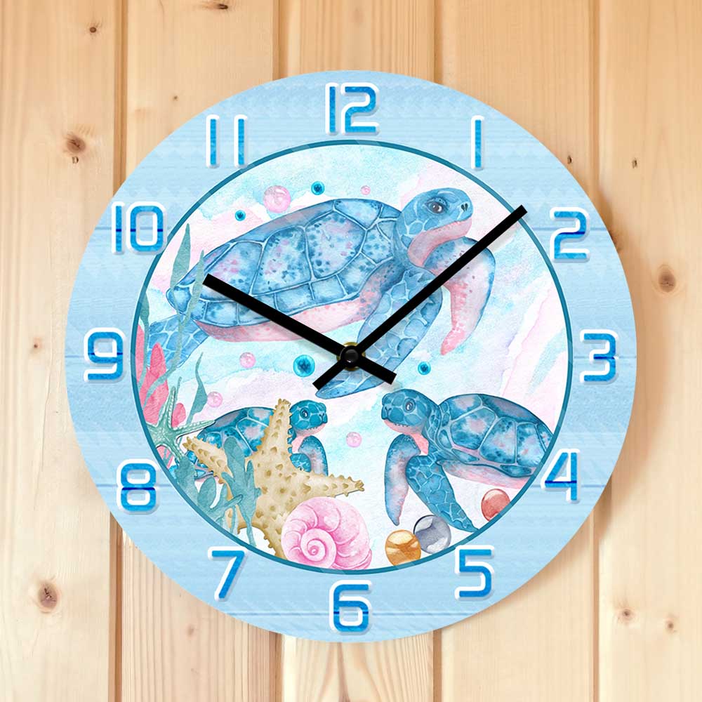Watercolor Painting Sea Turtle - Home Decor Under 300 ulasan dan harga