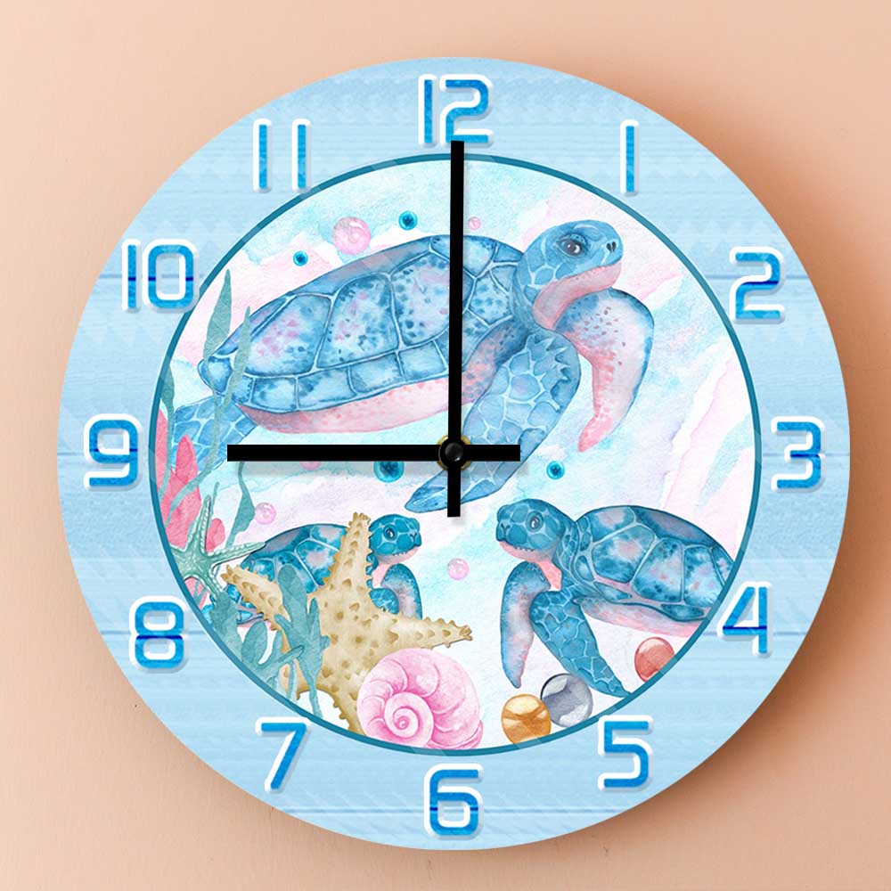 Watercolor Painting Sea Turtle - Home Decor Under 300 ulasan dan harga