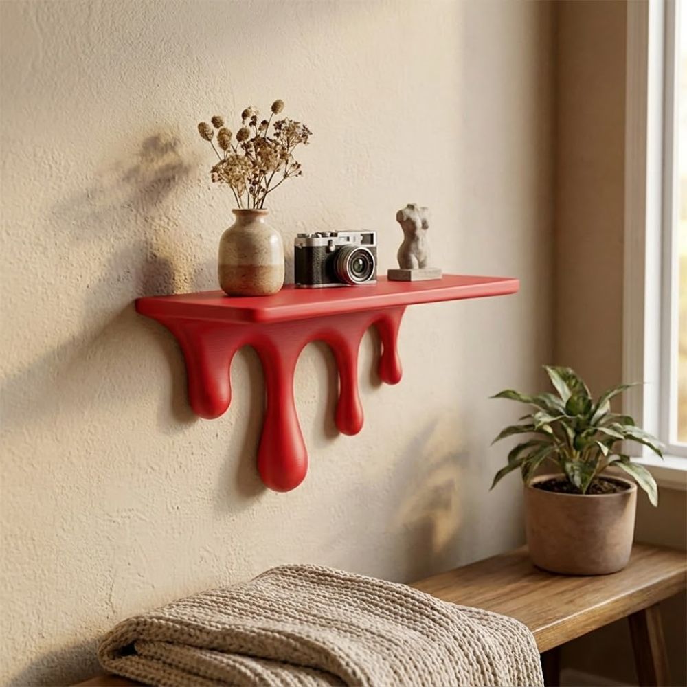 Classic 3D Printed Drip Floati - Floating Shelves ulasan dan harga