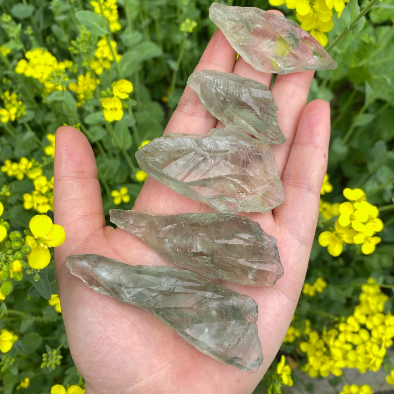 1pc30-70g Natural Green Crysta - Home Decor Garden Ideas ulasan dan harga