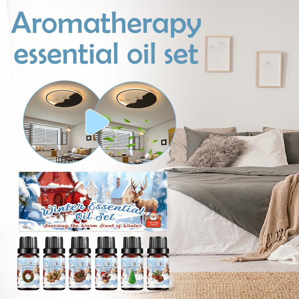 Winter Essential Oil Set 6PCS* - Home Decor Xmas Gifts ulasan dan harga
