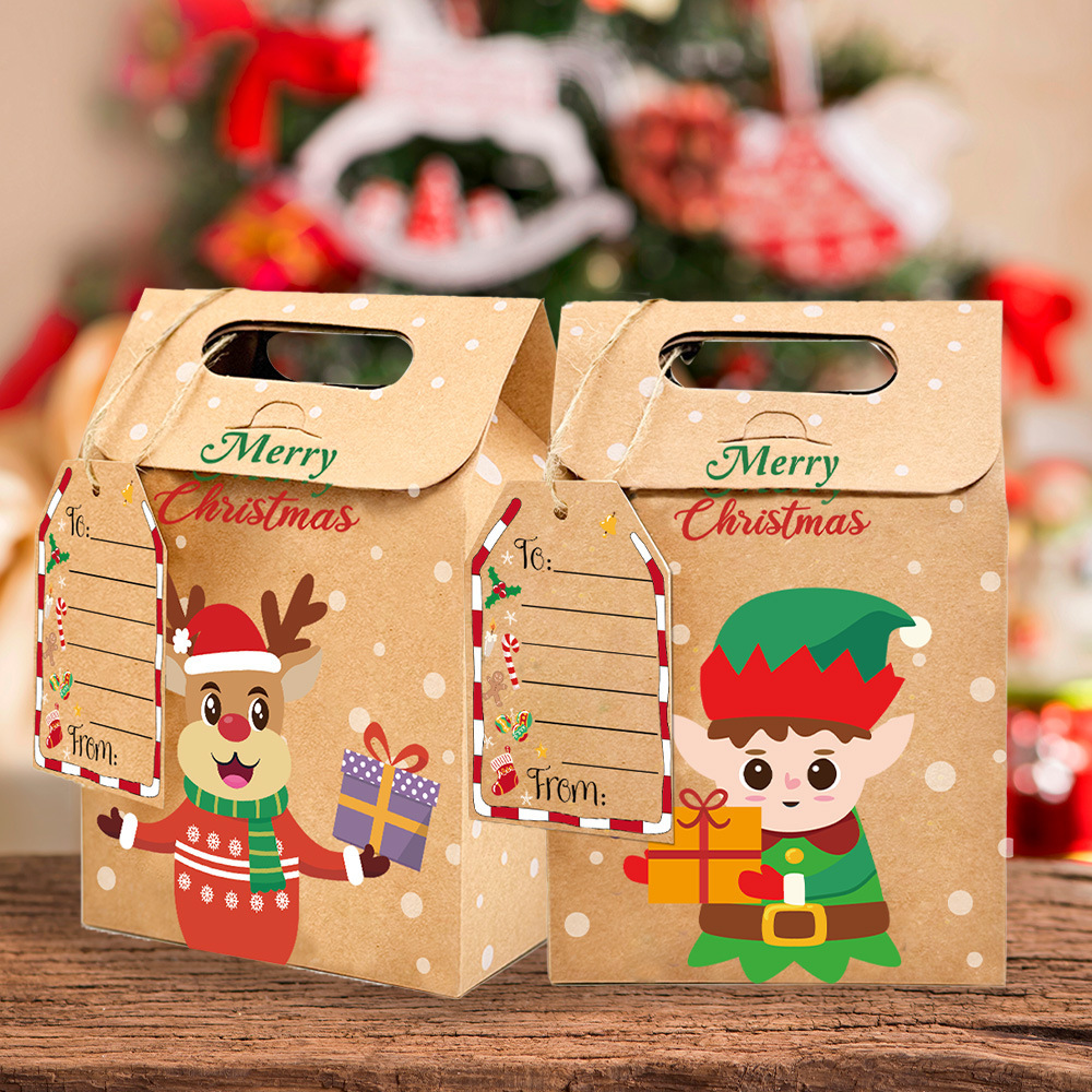 24Pcs Christmas Candy Gift Box - Home Decor Xmas Gifts ulasan dan harga