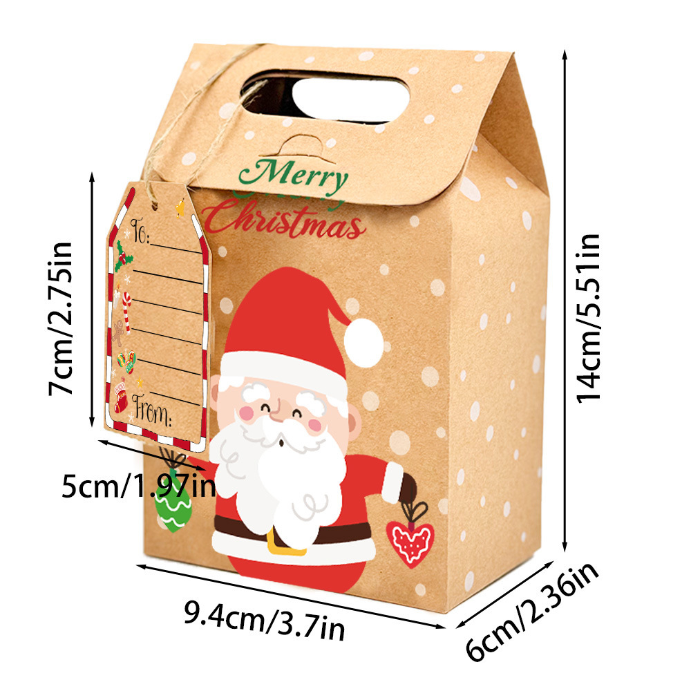 24Pcs Christmas Candy Gift Box - Home Decor Xmas Gifts ulasan dan harga