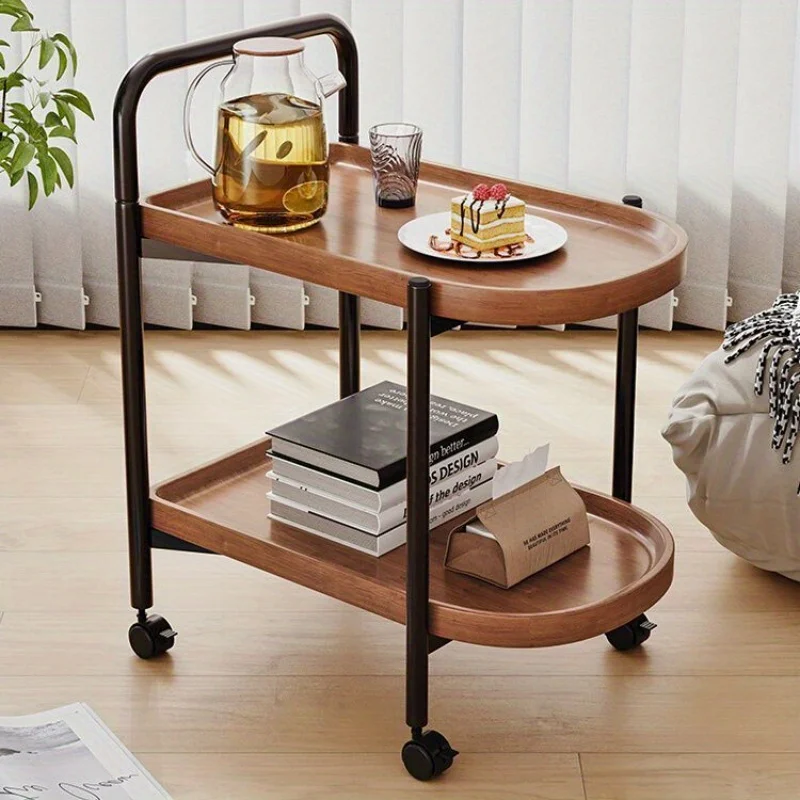 Nordic Style Rolling Side Tabl - Home Decor Minimalist Style ulasan dan harga
