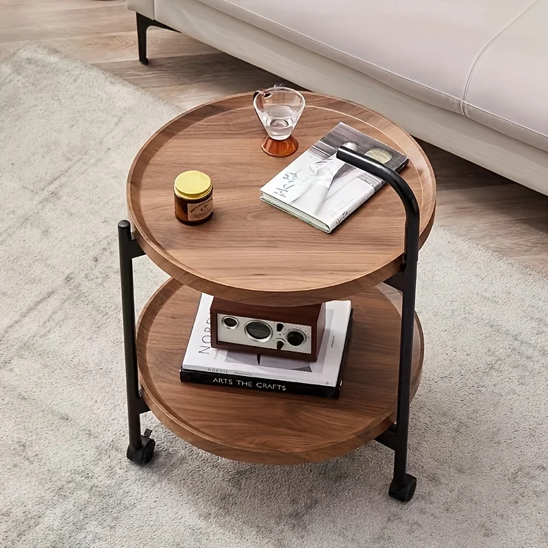 Nordic Style Rolling Side Tabl - Home Decor Minimalist Style ulasan dan harga