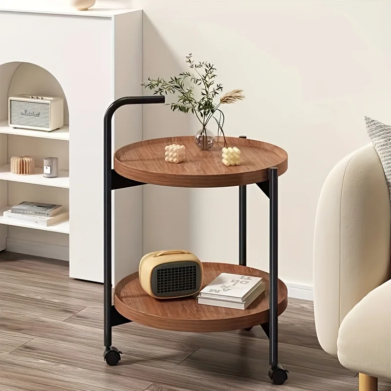 Nordic Style Rolling Side Tabl - Home Decor Minimalist Style ulasan dan harga