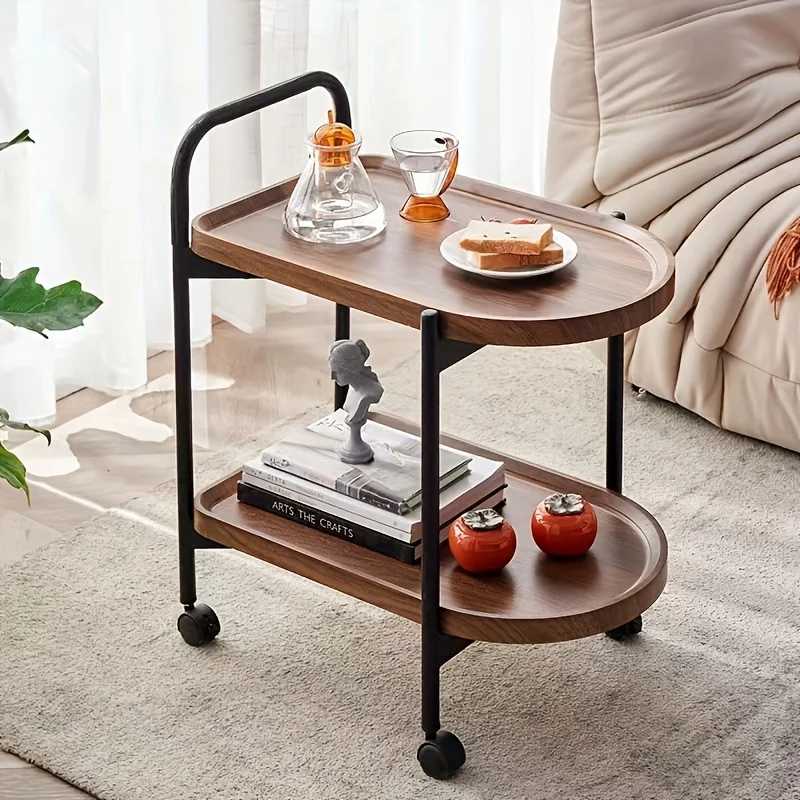 Nordic Style Rolling Side Tabl - Home Decor Minimalist Style ulasan dan harga