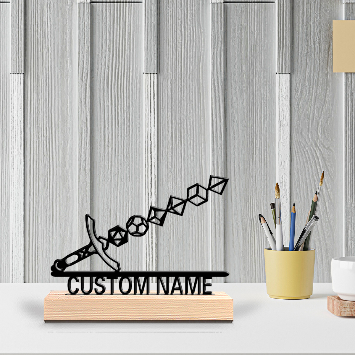 1pc Abstract sword Customizabl - Home Decor Statue ulasan dan harga