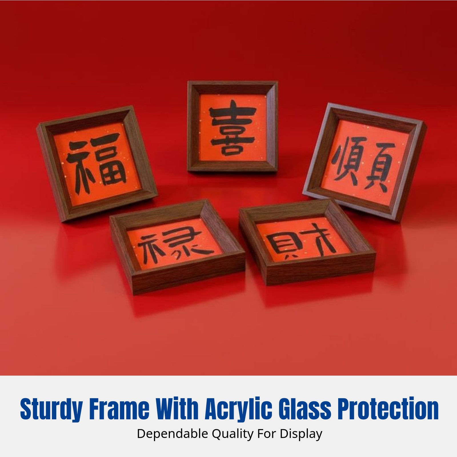 New Chinese Style Calligraphy  - Home Decor Mirror ulasan dan harga