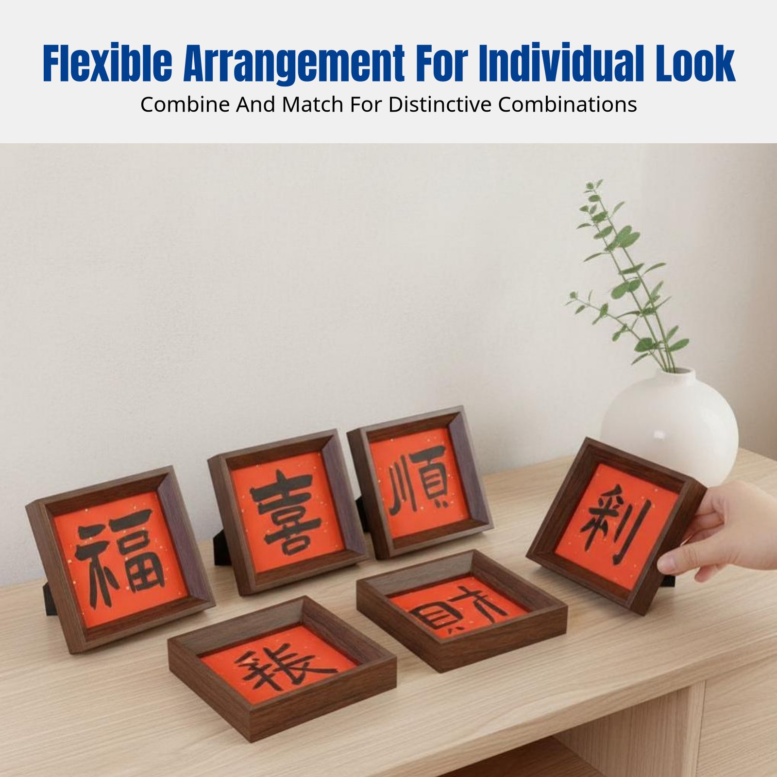 New Chinese Style Calligraphy  - Home Decor Mirror ulasan dan harga